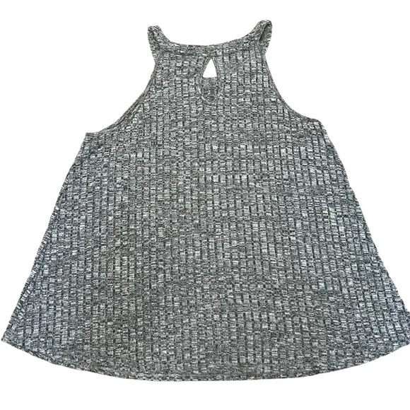 Torrid High Neck Ribbed Tank Top Gray Size 2X - Picture 2 of 6
